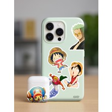 Zipzap One Piece Anime Telefon Laptop Bullet Journal Yapışkanlı Folyo Sticker Paketi