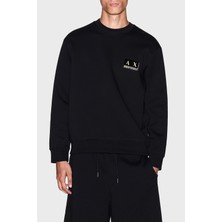 Armani Exchange Pamuklu Regular Fit Bisiklet Yaka Logolu Sweat Erkek Sweat XM001892 AF10818 MC004