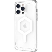 Eyesofu iPhone 14 Pro Max Kılıf Uag Plyo Magneticsafe Silikon - Şeffaf - EYESO5382-4645