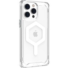Eyesofu iPhone 14 Pro Max Kılıf Uag Plyo Magneticsafe Silikon - Şeffaf - EYESO5382-4645