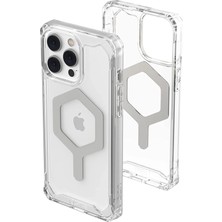 Eyesofu iPhone 14 Pro Max Kılıf Uag Plyo Magneticsafe Silikon - Şeffaf - EYESO5382-4645