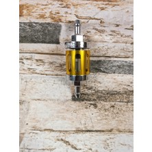 Benzin Filtresi Metal Gold 9cm