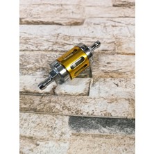 Benzin Filtresi Metal Gold 9cm
