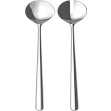 IKEA Sedlıg Servis Takımı 28 cm 2 Parça Paslanmaz Çelik Dayanıklı Bulaşık Makinesinde Yıkanabilir