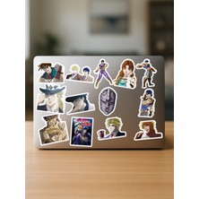Zipzap Jojo No Kimyou Na Bouken Part 1 ve 2 Anime Telefon Laptop Bullet Journal Yapışkanlı Folyo Sticker Paketi