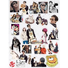 Zipzap Gokushufudou The Way Of Househusband Anime Telefon Laptop Bullet Journal Yapışkanlı Folyo Sticker Paketi