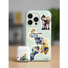 Zipzap Sword Art Online Sao Anime Telefon Laptop Bullet Journal Yapışkanlı Folyo Sticker Paketi