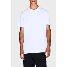 Armani Exchange % 100 Pamuk Regular Fit Bisiklet Yaka T Shirt Erkek T Shirt XM001281 AF10361 U0002