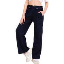 Kız Çocuk Pantolon Geniş Paçalı