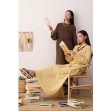 Müslin Cepli Gömlek Soft Sarı