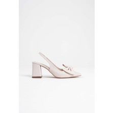 Candy Bej Kadın Topuklu Ayakkabı