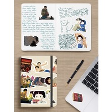 Zipzap Ateşböceklerinin Mezarı Grave Of The Fireflies Ghibli Anime Telefon Laptop Bullet Journal Yapışkanlı Folyo Sticker Paketi