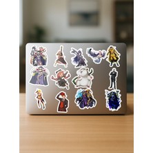 Zipzap Overlord Anime Telefon Laptop Bullet Journal Yapışkanlı Folyo Sticker Paketi