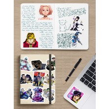 Zipzap Jojo No Kimyou Na Bouken Part 4 Anime Telefon Laptop Bullet Journal Yapışkanlı Folyo Sticker Paketi