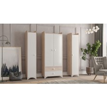 Patiko Swing Bdlp 050 4 Kapılı Dolap Sonomo