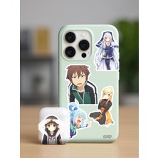 Zipzap Konosuba Anime Telefon Laptop Bullet Journal Yapışkanlı Folyo Sticker Paketi