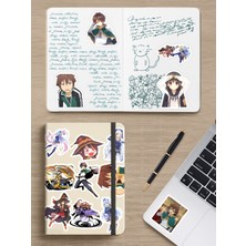 Zipzap Konosuba Anime Telefon Laptop Bullet Journal Yapışkanlı Folyo Sticker Paketi