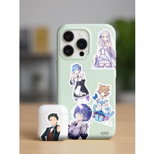 Zipzap Re Zero Anime Telefon Laptop Bullet Journal Yapışkanlı Folyo Sticker Paketi