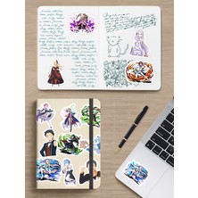 Zipzap Re Zero Anime Telefon Laptop Bullet Journal Yapışkanlı Folyo Sticker Paketi