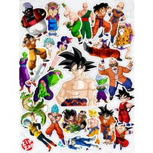 Zipzap Dragon Ball Anime Telefon Laptop Bullet Journal Yapışkanlı Folyo Sticker Paketi