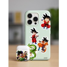 Zipzap Dragon Ball Anime Telefon Laptop Bullet Journal Yapışkanlı Folyo Sticker Paketi