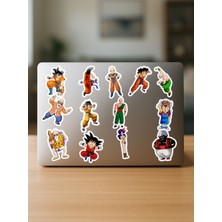 Zipzap Dragon Ball Anime Telefon Laptop Bullet Journal Yapışkanlı Folyo Sticker Paketi
