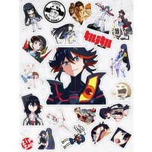 Zipzap Kill La Kill Anime Telefon Laptop Bullet Journal Yapışkanlı Folyo Sticker Paketi