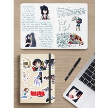 Zipzap Kill La Kill Anime Telefon Laptop Bullet Journal Yapışkanlı Folyo Sticker Paketi