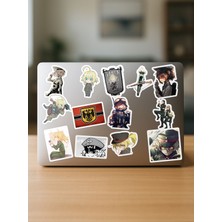 Zipzap Youjo Senki Anime Telefon Laptop Bullet Journal Yapışkanlı Folyo Sticker Paketi