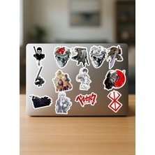 Zipzap Berserk Anime Telefon Laptop Bullet Journal Yapışkanlı Folyo Sticker Paketi