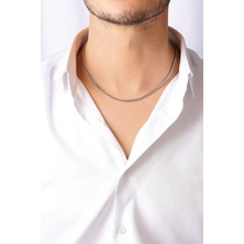 Fiyonk Kuyumculuk 14 Ayar Altın Gurmet Zincir Erkek Kolye 3.65 mm