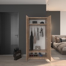 2 Kapaklı Elbise Dolabı ÇAM80