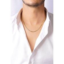 Fiyonk Kuyumculuk 14 Ayar Altın Bismark Zincir Erkek Kolye
