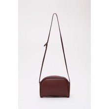 Bordo Shk25 Mini Urban Çapraz Askılı Tek Bölmeli Suni Deri Kol ve Omuz Çantası
