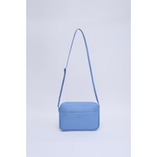 SHAKA Mavi Shk22  Deri,İki Bölmeli Ön Cep Detaylı, Fermuarlı, Ayarlanabilir Askılı, Mini Urban El,Kol Ve Omuz Çantası