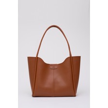 Shaka Taba Shk76 Çıtçıtlı Fitil Askılı  Deri Makyaj Çantalı Büyük Boy Kadın El Ve Omuz Çantası  U:29 E:30 G:9 Cm