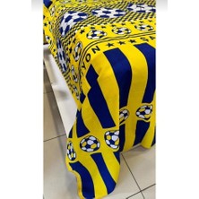 Taraftar Temalı Tek Kişilik Pike ve Çarşaf Seti – 160X240 cm | %100 Pamuklu