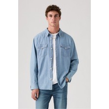 Levi's Erkek Classic Western Standart Mavi Gömlek - 85745-0108