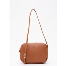 SHAKA Taba U23 Suni Deri ,tek Bölmeli, Fermuarlı,süet Iç Kumaş, Ayarlanabilir Askılı, Mini Urban Omuz Çantası