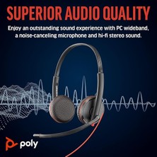 Poly / Plantronıcs C3225USB-A/C Stereo Kulaklık
