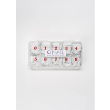 Qnail Professional Tips Protez Yarım Ay Tırnak Beyaz 500’lü