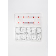 Qnail Professional Tips Protez Yarım Ay Tırnak Beyaz 500’lü