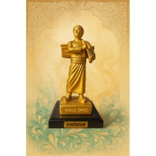 Yunus Emre Figürü – El Boyaması Polyester Biblo | Eskişehir Temalı