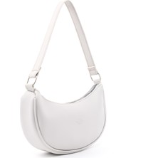 SHAKA Gri SHK26 Tek Bölmeli Suni Deri El ve Omuz Çantası U:12 E:26 G:6 cm