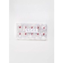Qnail Professional Tips Yarım Ay Protez Tırnak Şeffaf 500’lü