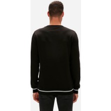 Bad Bear Felt Crewneck Siyah Erkek Sweatshirt