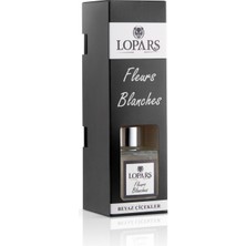 Lopars Beyaz Çiçekler Bambu Çubuklu Oda Kokusu 100 ml