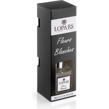 Lopars Beyaz Çiçekler Bambu Çubuklu Oda Kokusu 100 ml