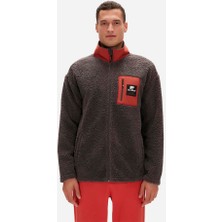 Bad Bear Ryan Plush Full-Zip Antrasit Erkek Sweatshirt