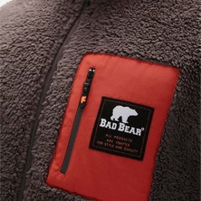 Bad Bear Ryan Plush Full-Zip Antrasit Erkek Sweatshirt